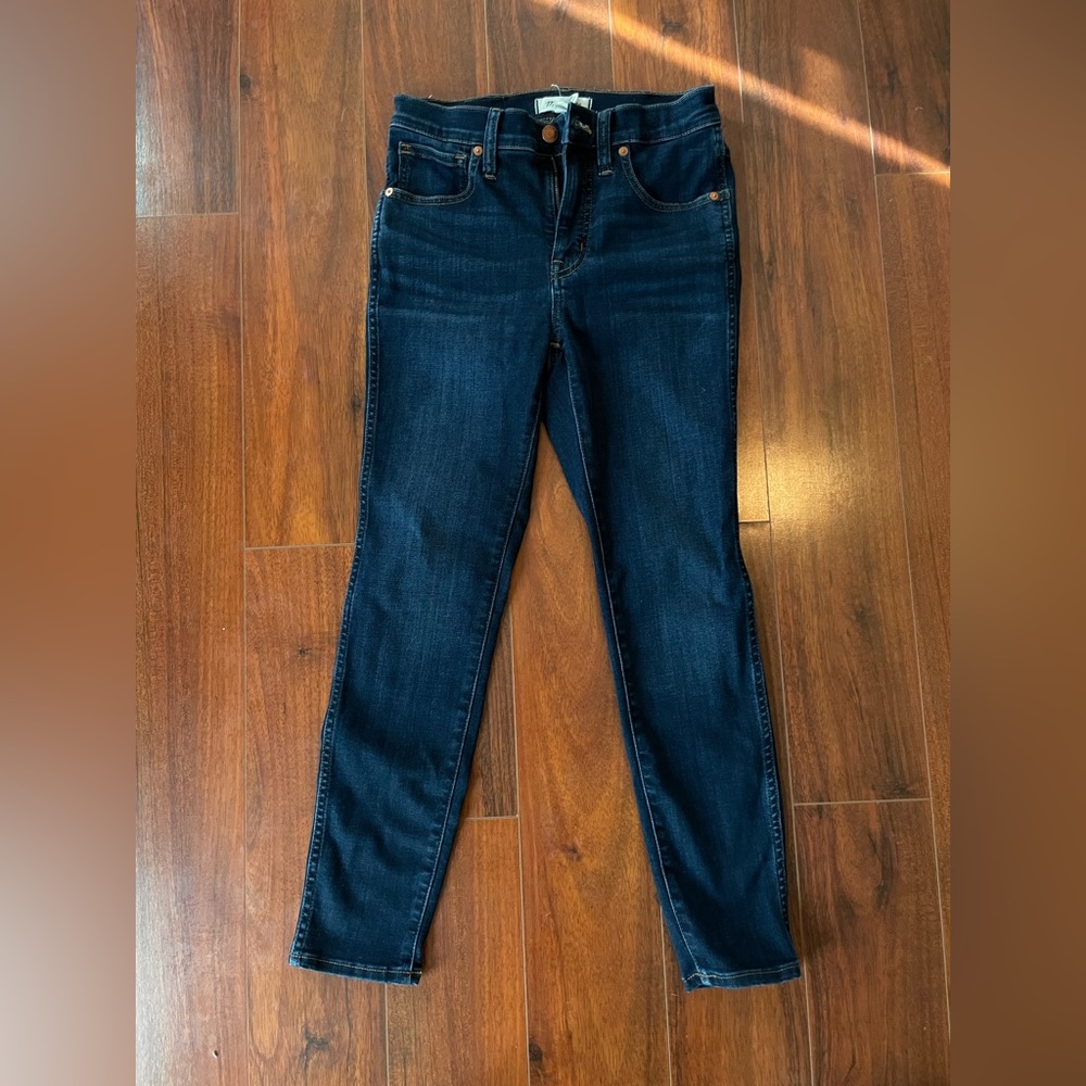 Madewell Petite 10” high rise skinny jeans